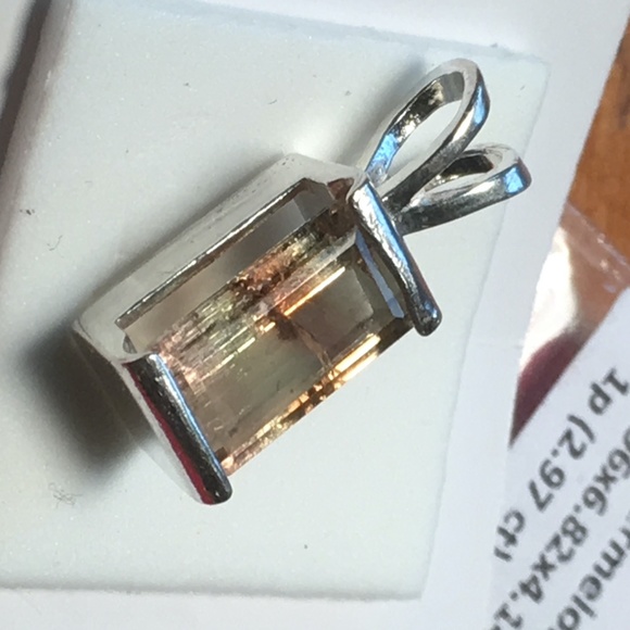 Natural Tourmaline Pendant - Picture 3 of 5